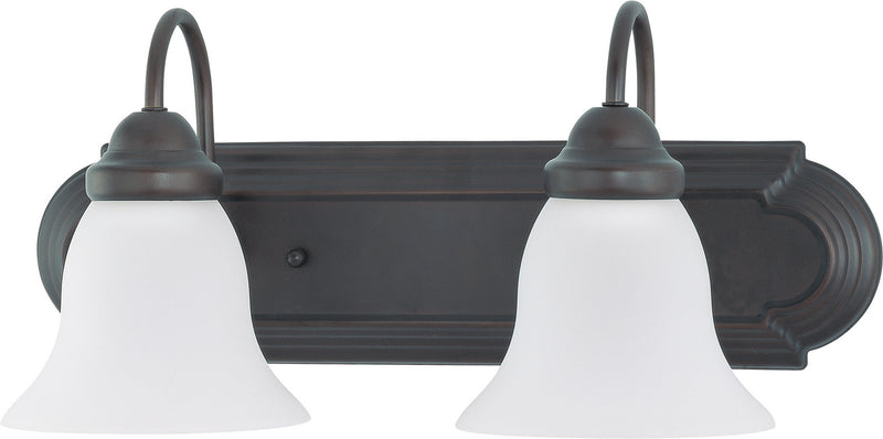 Nuvo Lighting 60-6082 Two Light Vanity, Mahogany Bronze