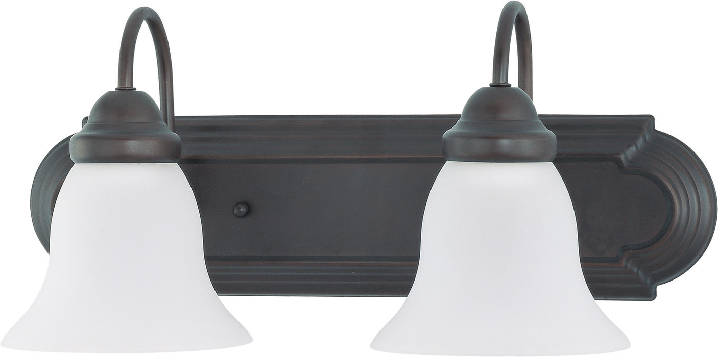 Nuvo Lighting 60-6082 Two Light Vanity, Mahogany Bronze