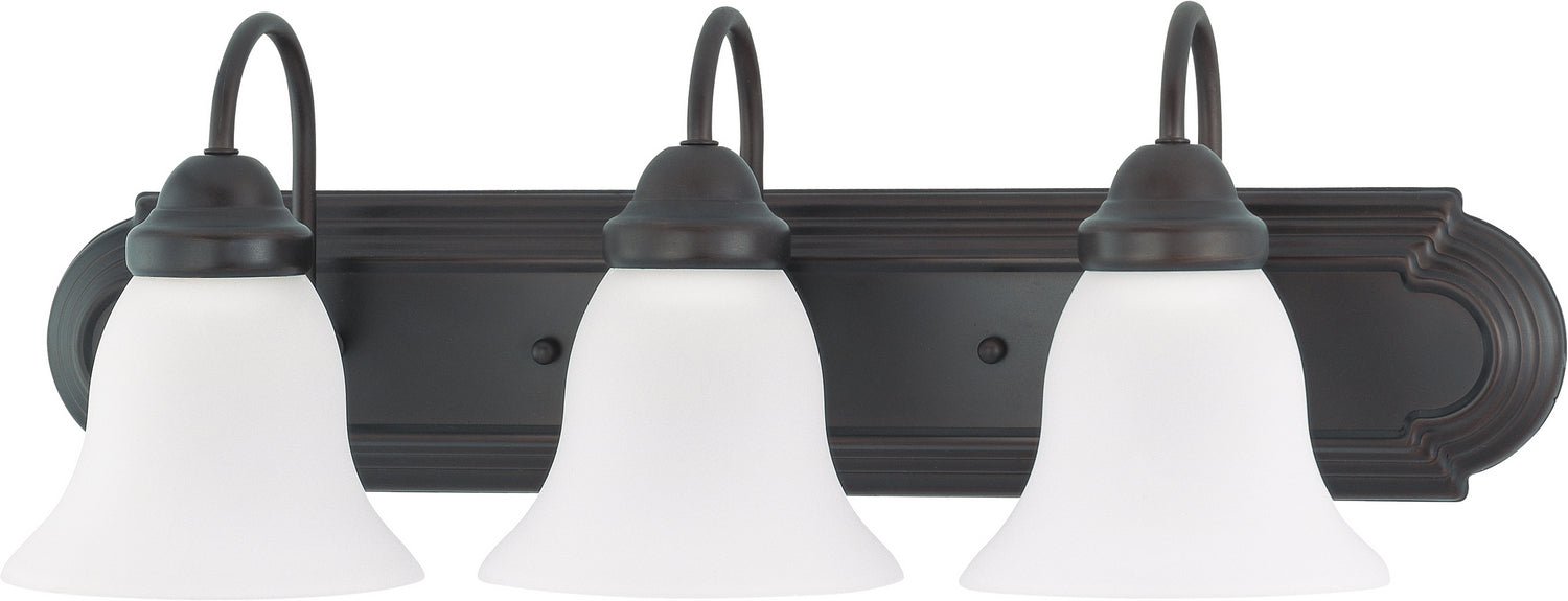 Nuvo Lighting 60-6083 Three Light Vanity, Mahogany Bronze