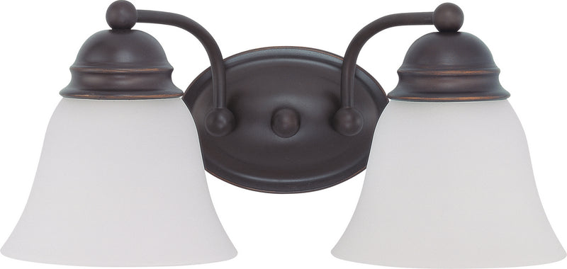 Nuvo Lighting 60-6086 Two Light Vanity, Mahogany Bronze