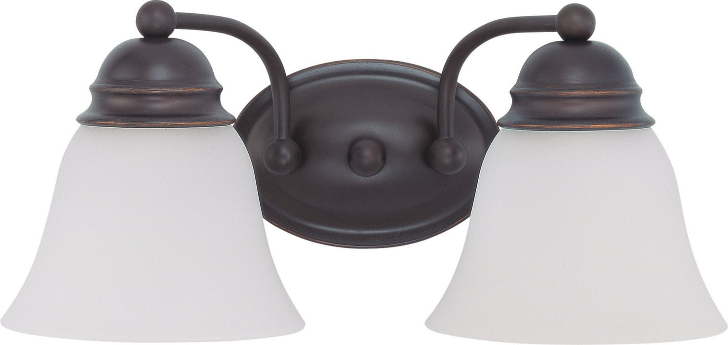 Nuvo Lighting 60-6086 Two Light Vanity, Mahogany Bronze
