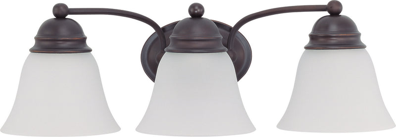 Nuvo Lighting 60-6087 Three Light Vanity, Mahogany Bronze