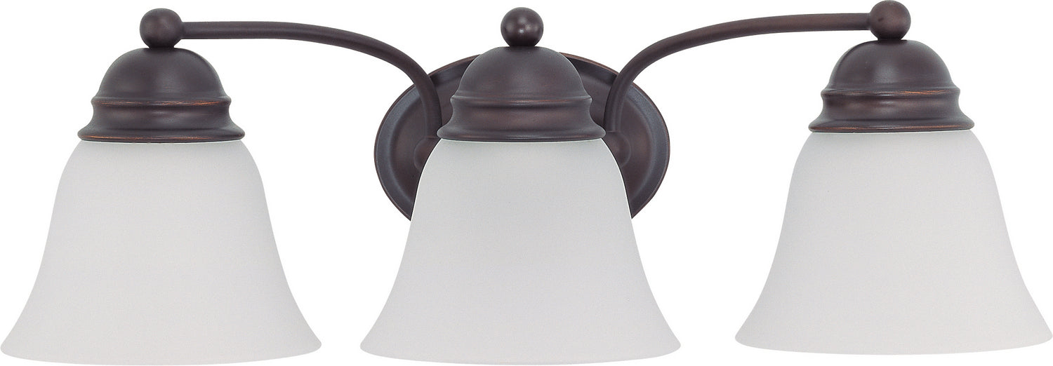 Nuvo Lighting 60-6087 Three Light Vanity, Mahogany Bronze