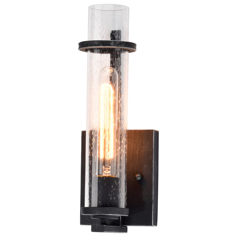 Nuvo Lighting 60-6381 One Light Vanity, Iron Black