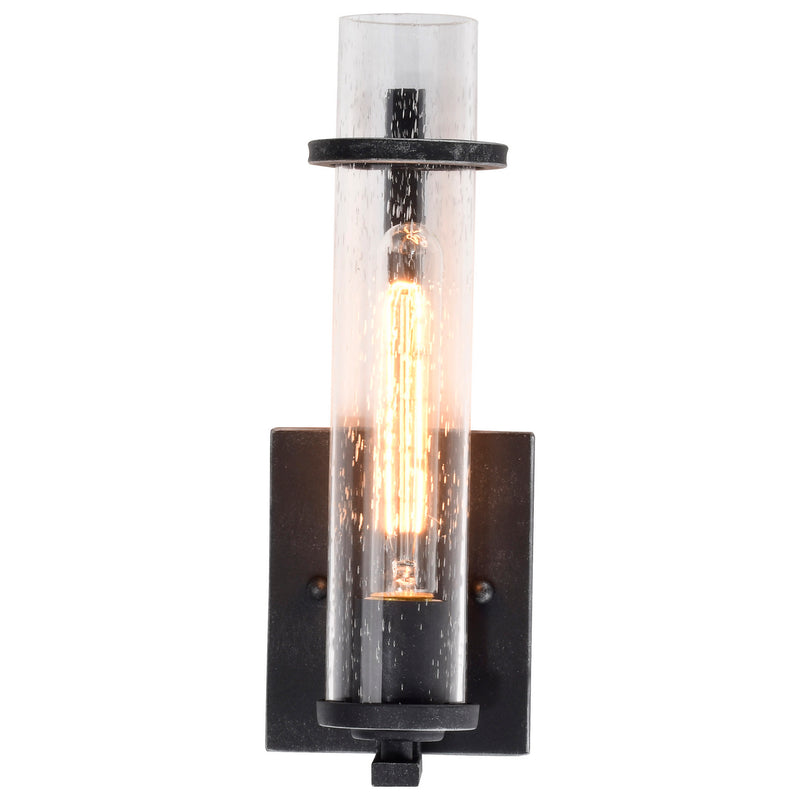 Nuvo Lighting 60-6381 One Light Vanity, Iron Black