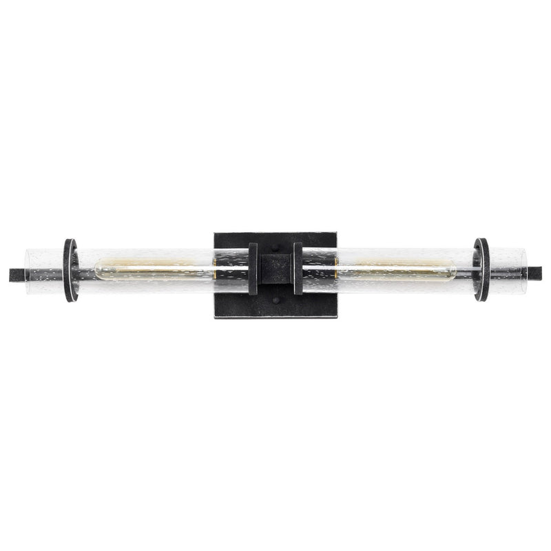 Nuvo Lighting 60-6382 Two Light Vanity, Iron Black