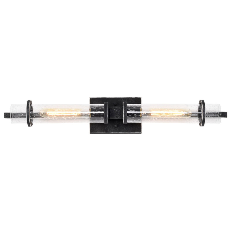 Nuvo Lighting 60-6382 Two Light Vanity, Iron Black