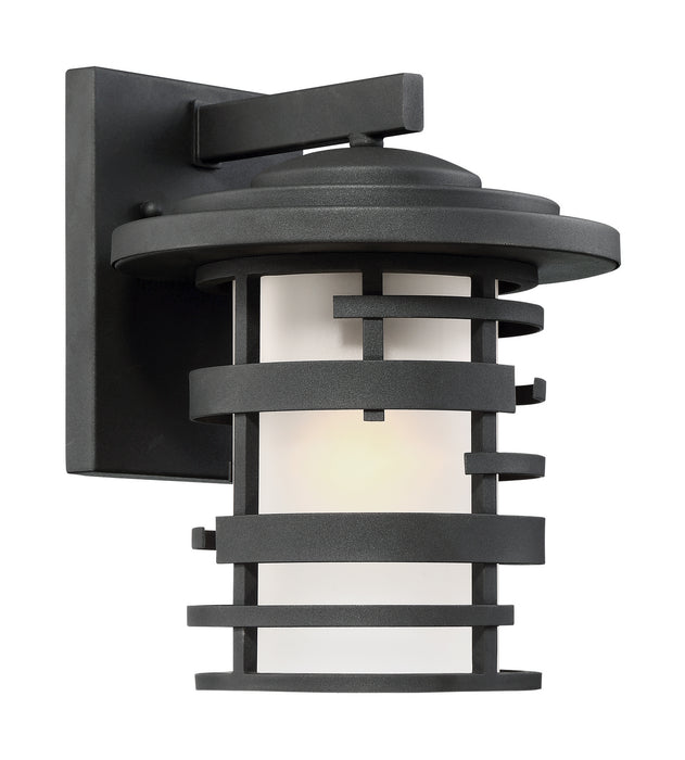 Nuvo Lighting 60-6402 One Light Outdoor Wall Lantern, Textured Black