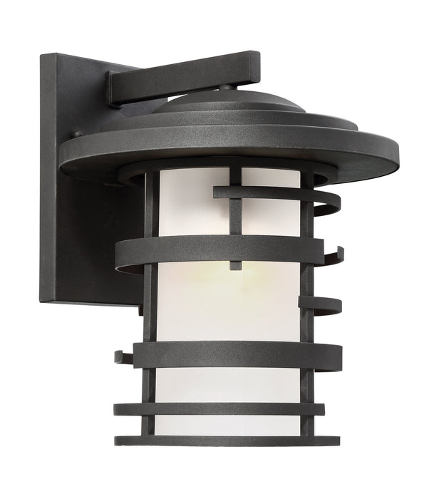 Nuvo Lighting 60-6403 One Light Outdoor Wall Lantern, Textured Black