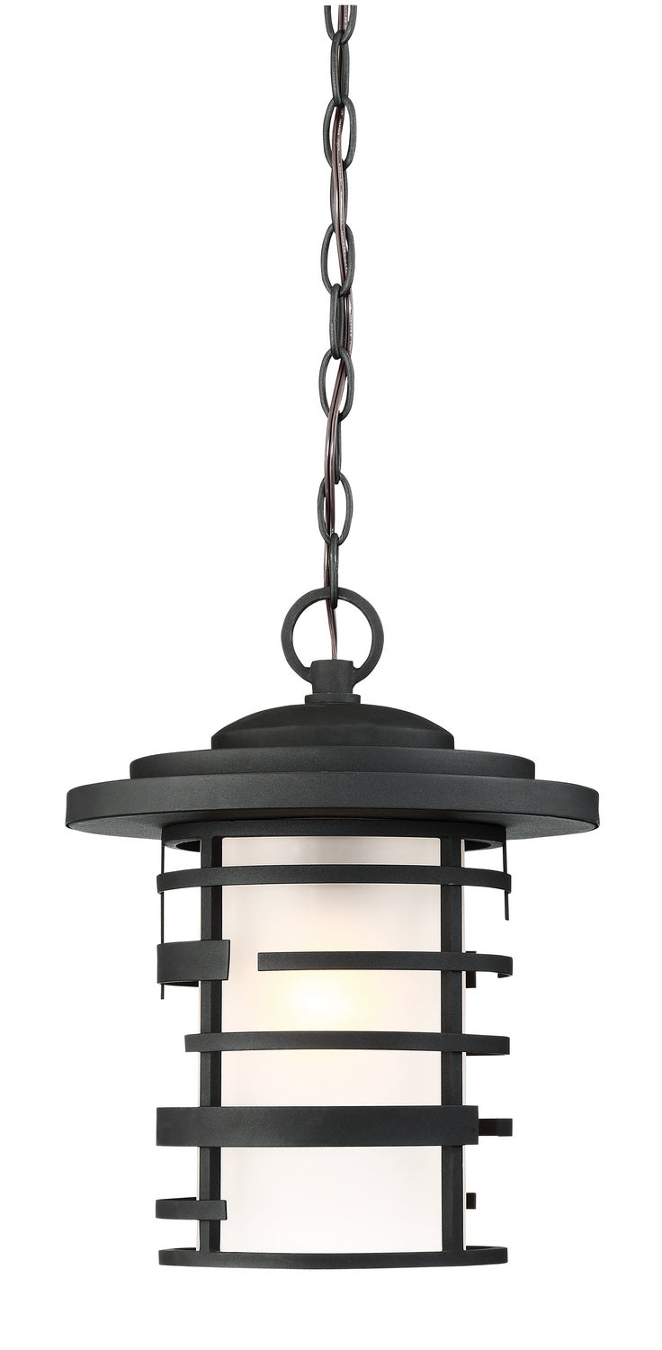 Nuvo Lighting 60-6405 One Light Hanging Lantern, Textured Black