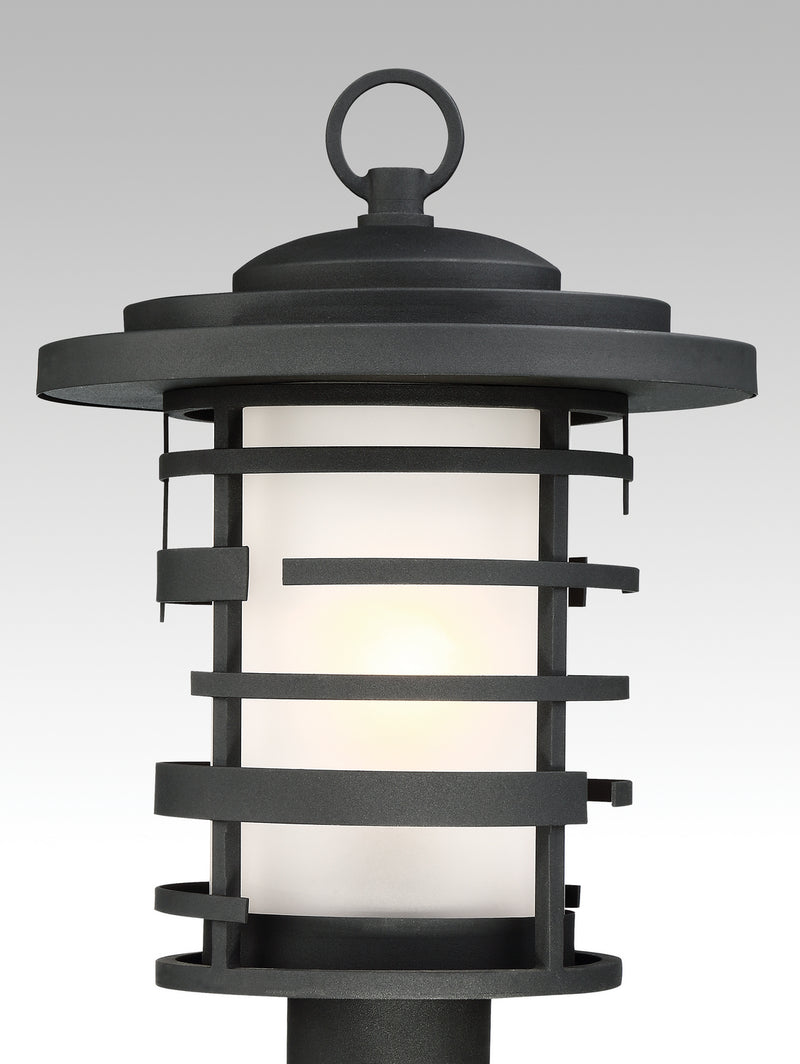 Nuvo Lighting 60-6406 One Light Post Lantern, Textured Black