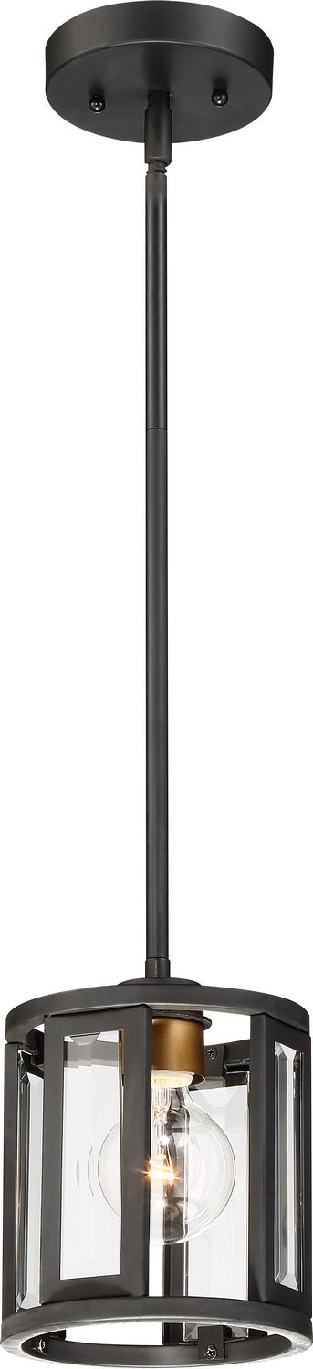 Nuvo Lighting 60-6412 One Light Mini Pendant, Midnight Bronze