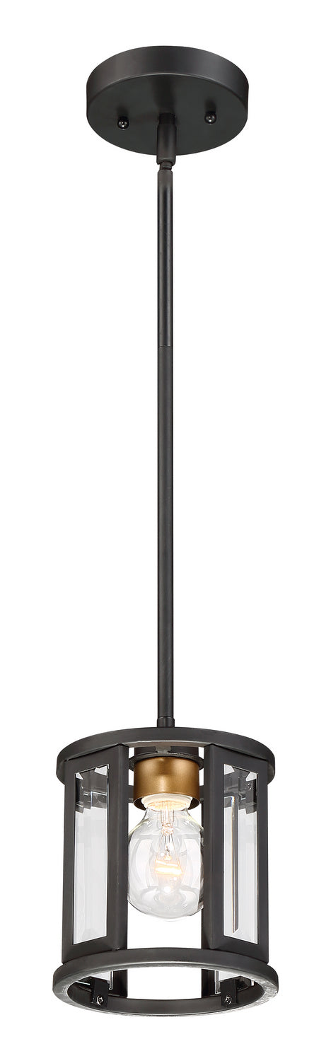 Nuvo Lighting 60-6412 One Light Mini Pendant, Midnight Bronze