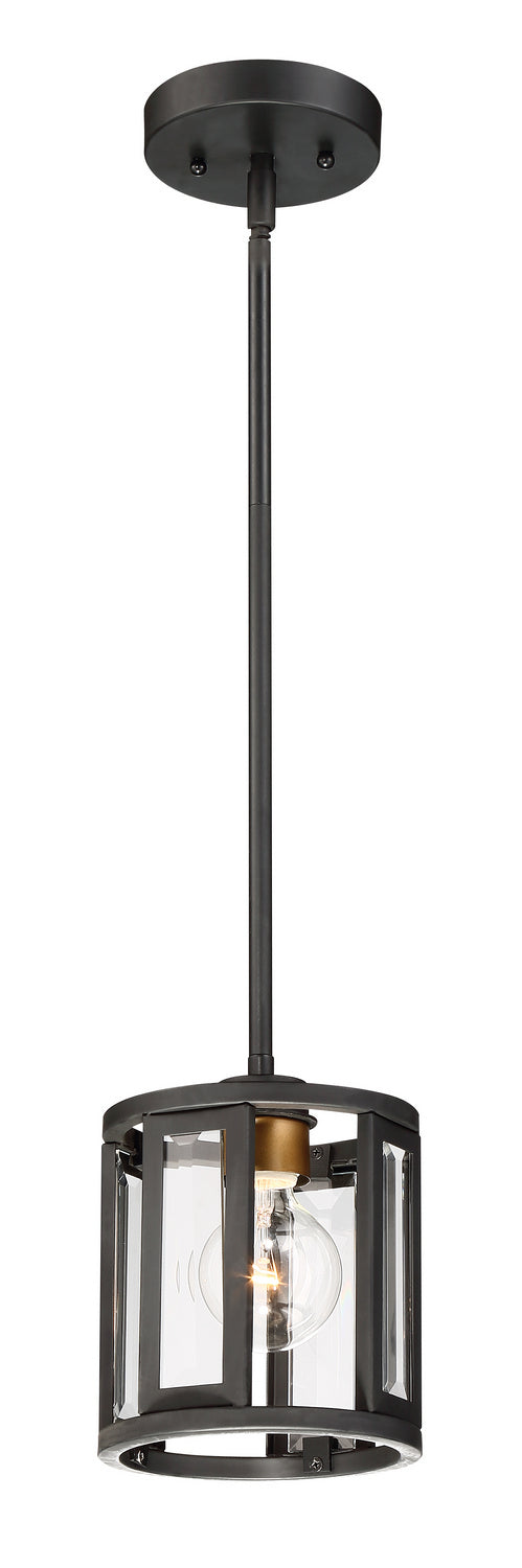 Nuvo Lighting 60-6412 One Light Mini Pendant, Midnight Bronze