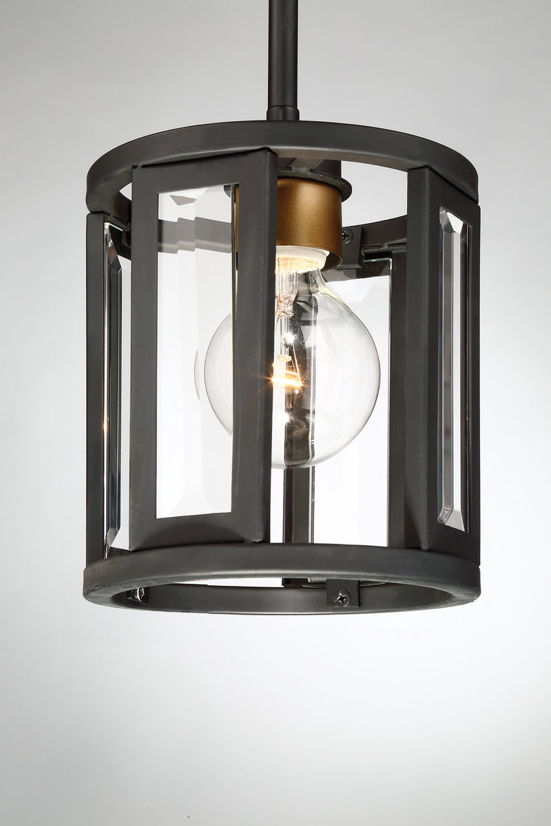 Nuvo Lighting 60-6412 One Light Mini Pendant, Midnight Bronze