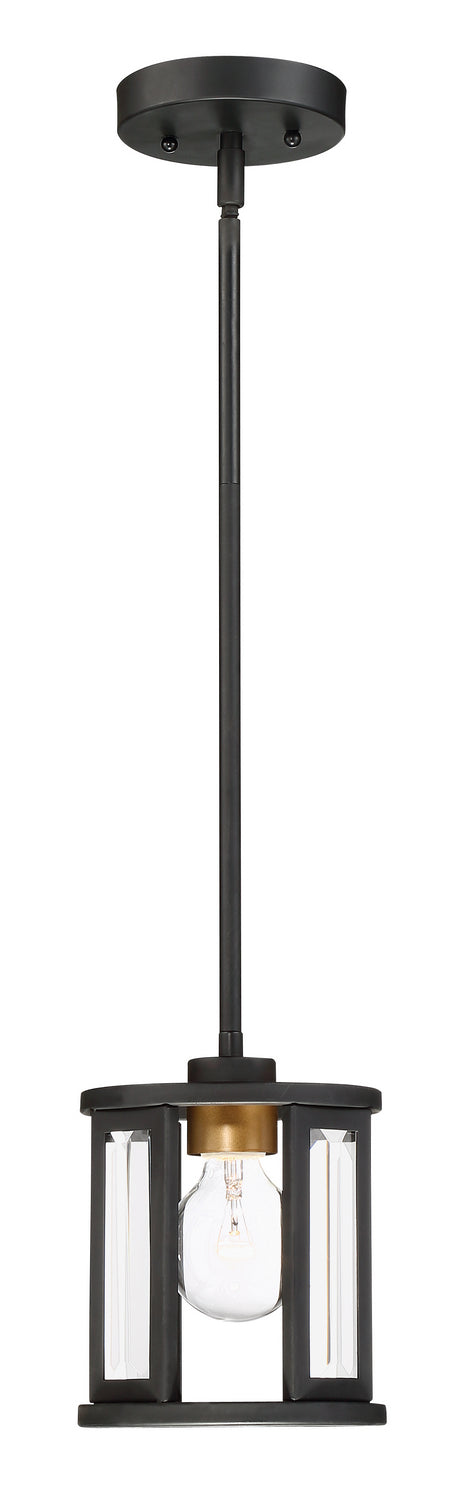 Nuvo Lighting 60-6412 One Light Mini Pendant, Midnight Bronze