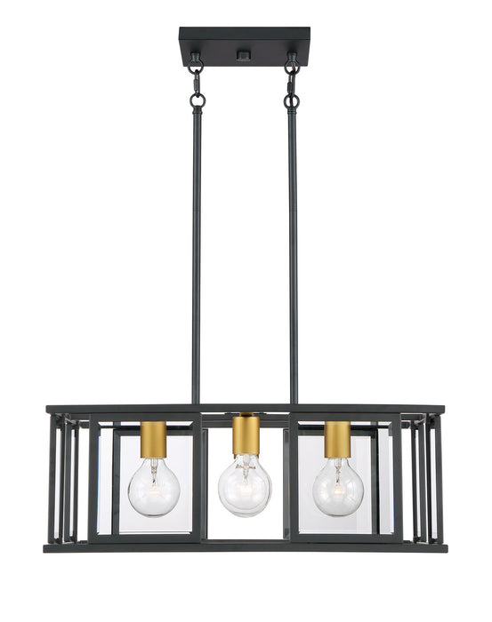 Nuvo Lighting 60-6414 Four Light Pendant, Midnight Bronze