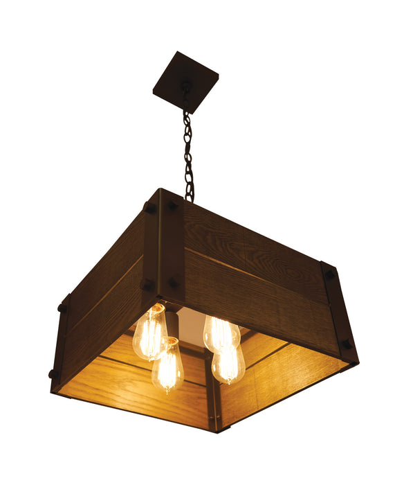 Nuvo Lighting 60-6423 Four Light Pendant, Bronze