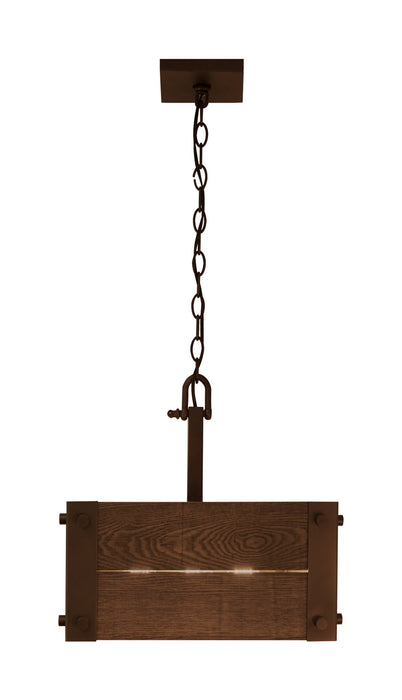 Nuvo Lighting 60-6423 Four Light Pendant, Bronze