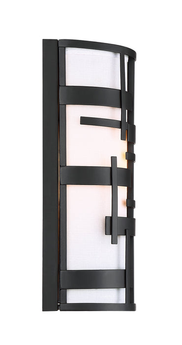 Nuvo Lighting 60-6431 Two Light Wall Sconce, Midnight Bronze