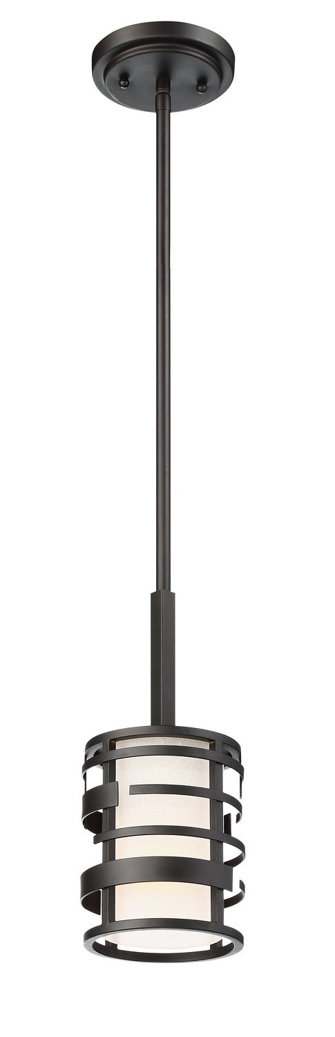 Nuvo Lighting 60-6432 One Light Mini Pendant, Midnight Bronze