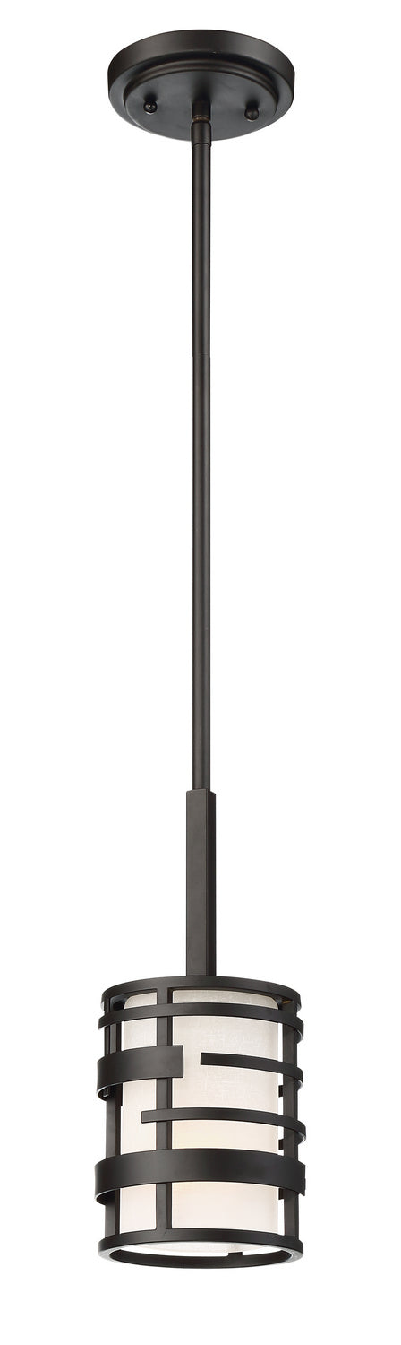 Nuvo Lighting 60-6432 One Light Mini Pendant, Midnight Bronze