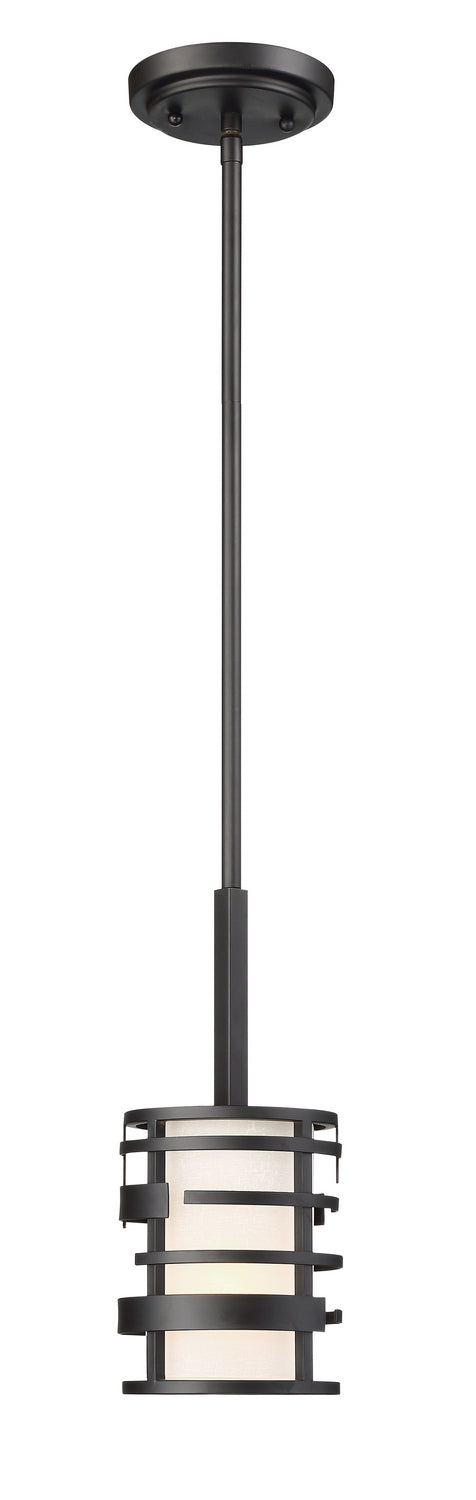 Nuvo Lighting 60-6432 One Light Mini Pendant, Midnight Bronze