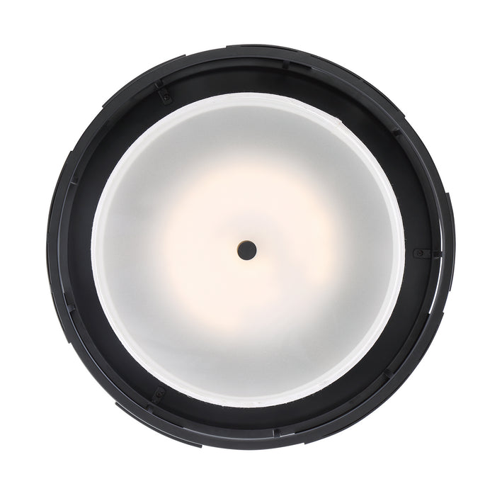 Nuvo Lighting 60-6434 Three Light Flush Mount, Midnight Bronze