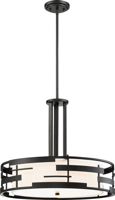 Nuvo Lighting 60-6435 Three Light Pendant, Midnight Bronze