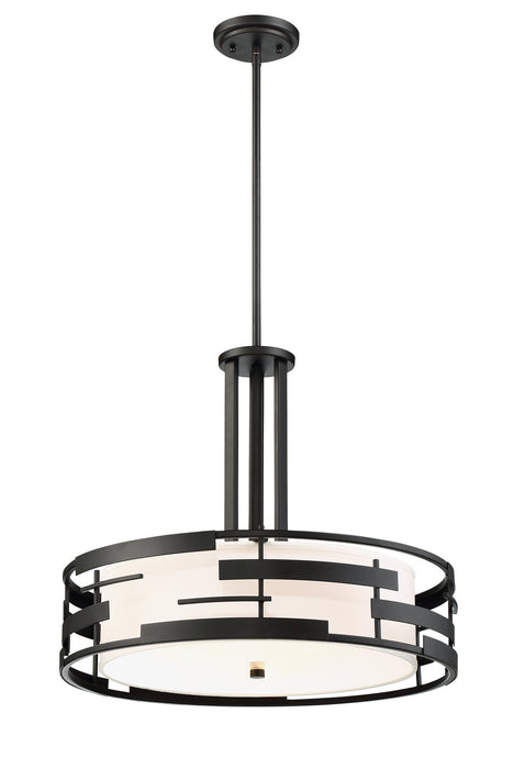 Nuvo Lighting 60-6435 Three Light Pendant, Midnight Bronze