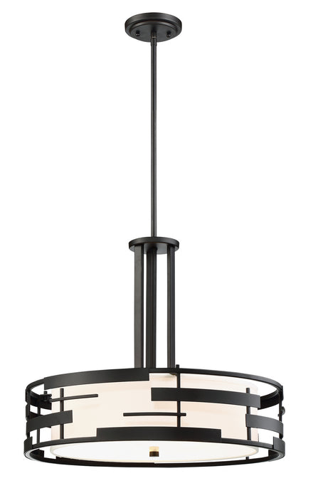Nuvo Lighting 60-6435 Three Light Pendant, Midnight Bronze