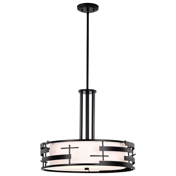 Nuvo Lighting 60-6435 Three Light Pendant, Midnight Bronze