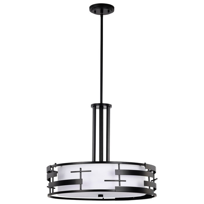 Nuvo Lighting 60-6435 Three Light Pendant, Midnight Bronze