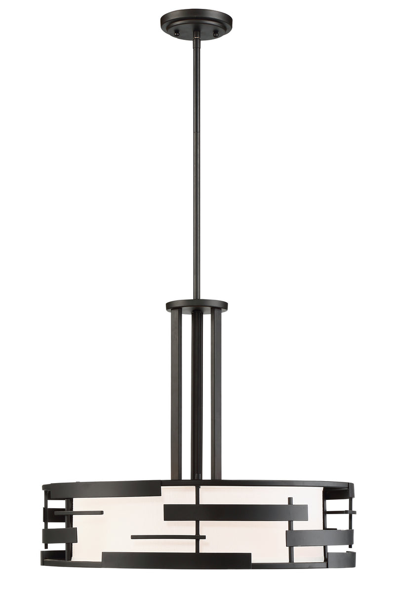 Nuvo Lighting 60-6435 Three Light Pendant, Midnight Bronze