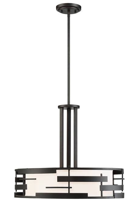 Nuvo Lighting 60-6435 Three Light Pendant, Midnight Bronze