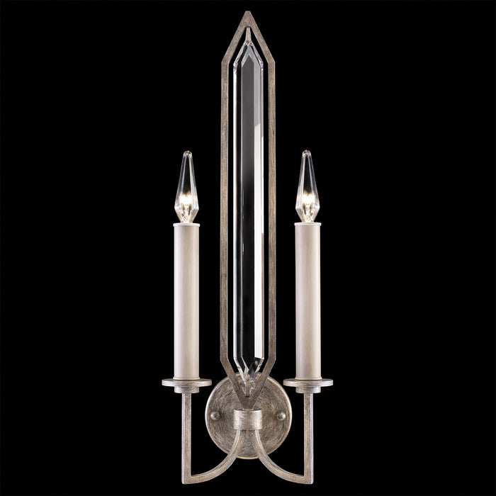 Fine Art 884950-1ST Two Light Wall Sconce, Silver