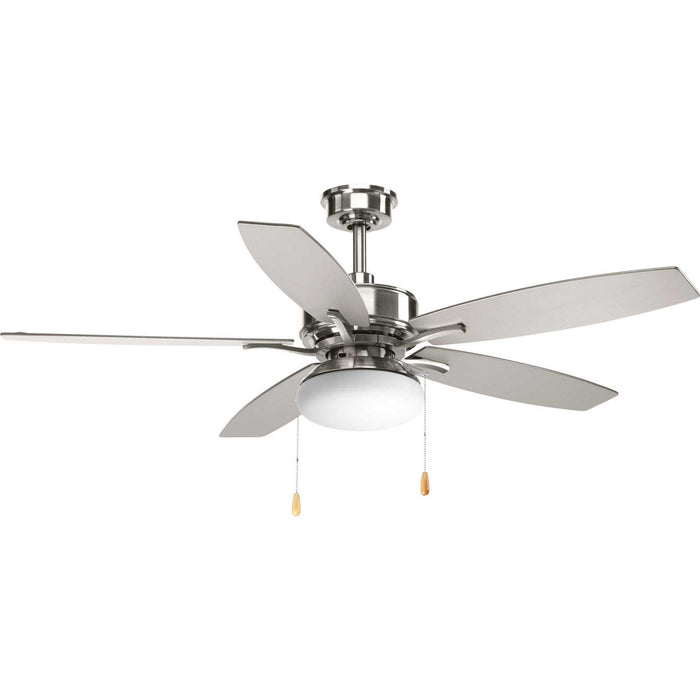 Progress Lighting P2552-09 52" Ceiling Fan, Brushed Nickel