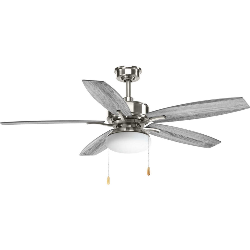 Progress Lighting P2552-09 52" Ceiling Fan, Brushed Nickel