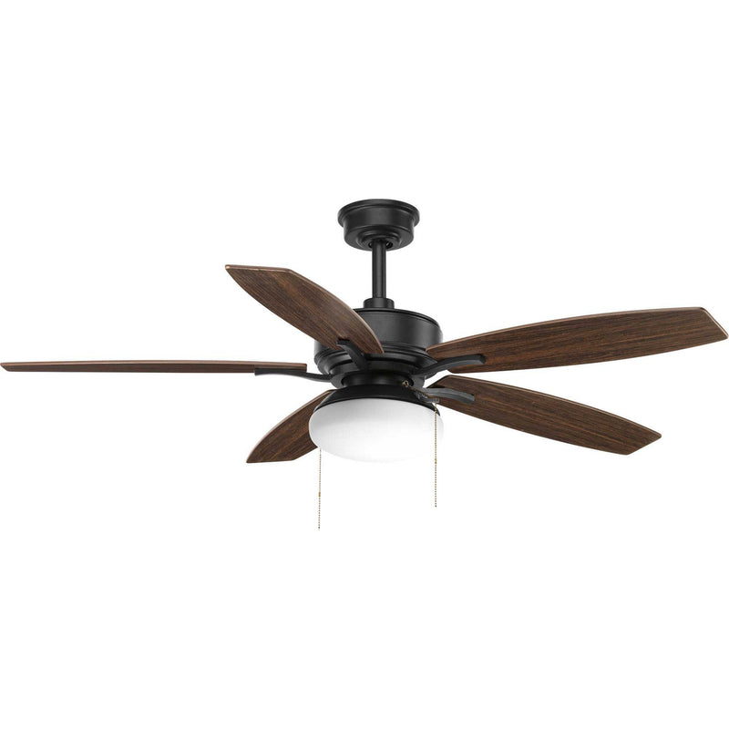 Progress Lighting P2552-80 52" Ceiling Fan, Forged Black