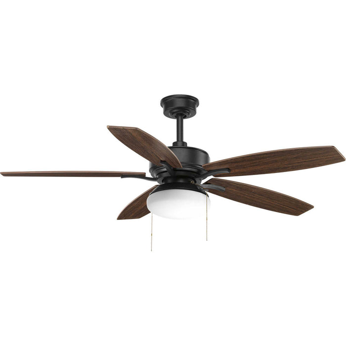 Progress Lighting P2552-80 52" Ceiling Fan, Forged Black