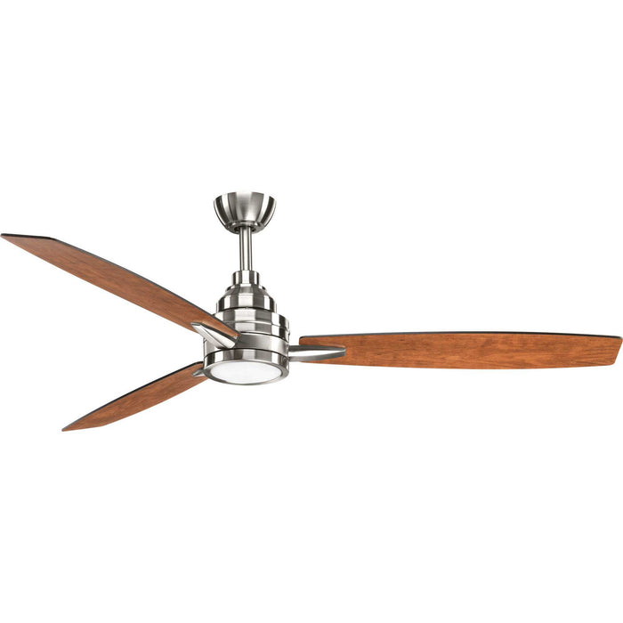 Progress Lighting P2554-0930K 60" Ceiling Fan, Brushed Nickel