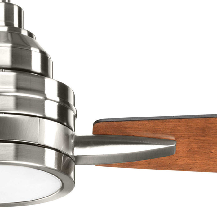 Progress Lighting P2554-0930K 60" Ceiling Fan, Brushed Nickel