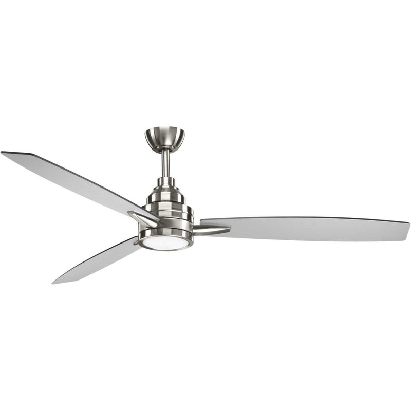 Progress Lighting P2554-0930K 60" Ceiling Fan, Brushed Nickel