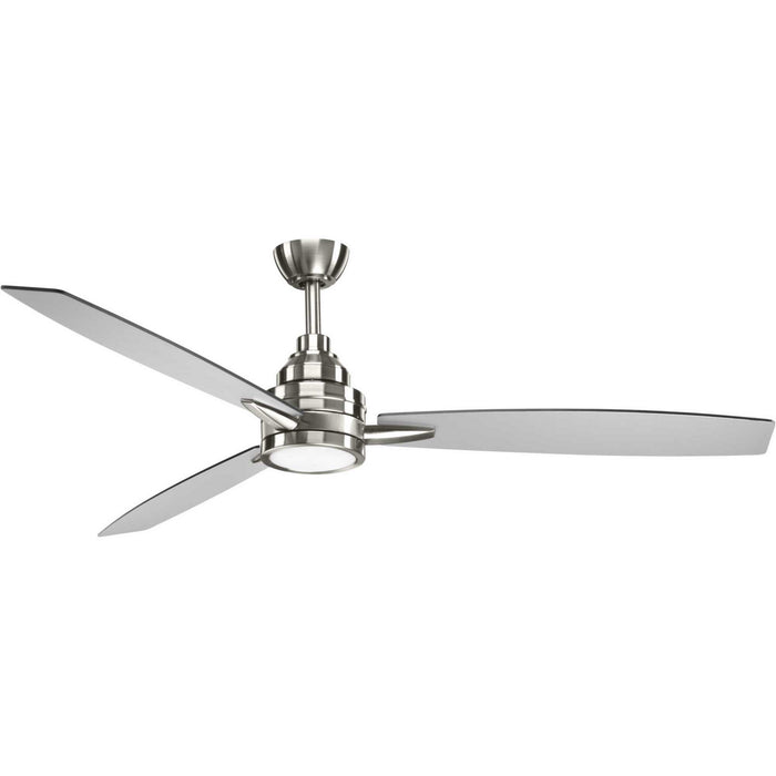 Progress Lighting P2554-0930K 60" Ceiling Fan, Brushed Nickel