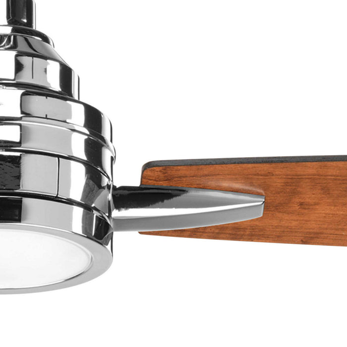 Progress Lighting P2554-1530K 60" Ceiling Fan, Polished Chrome