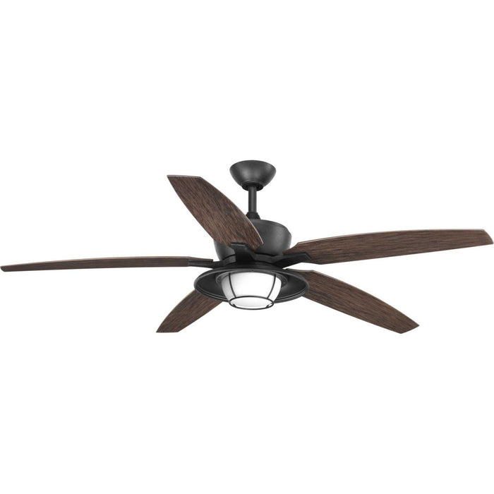 Progress Lighting P2564-8030K 60" Ceiling Fan, Forged Black