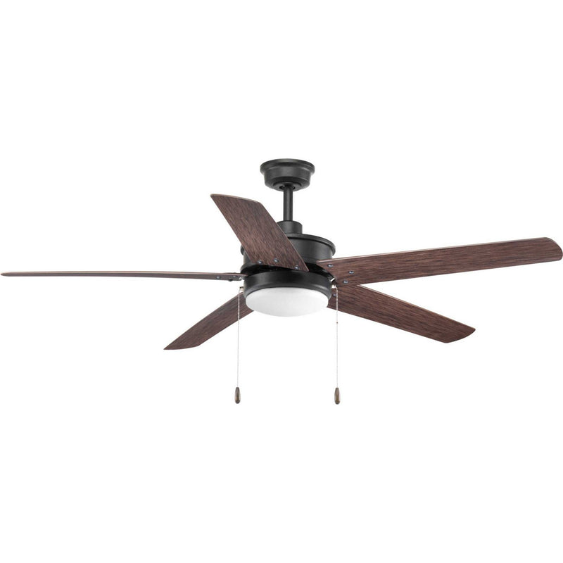 Progress Lighting P2574-8030K 60" Ceiling Fan, Forged Black