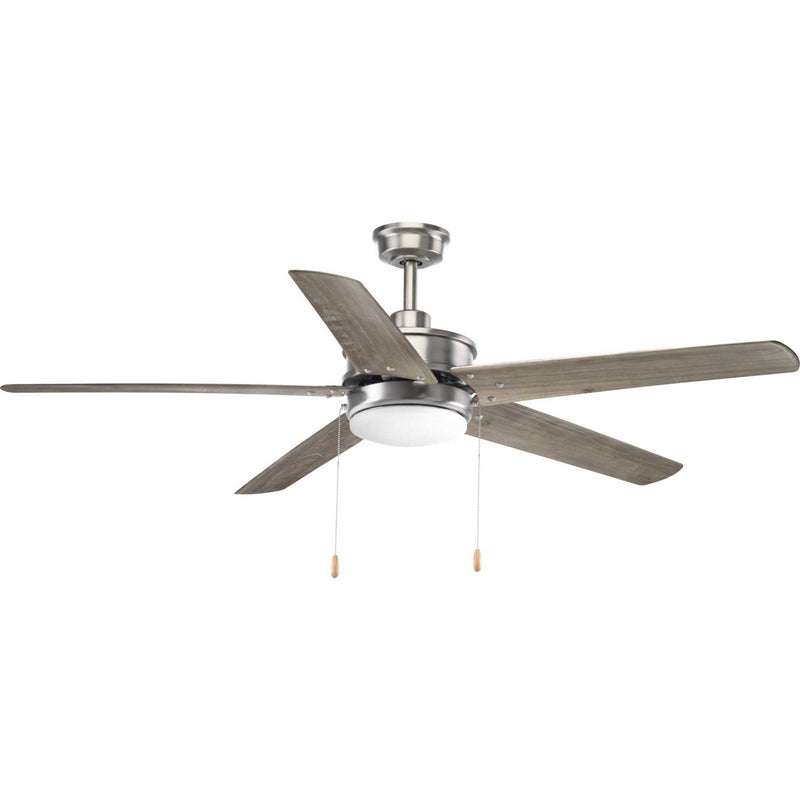 Progress Lighting P2574-8130K 60" Ceiling Fan, Antique Nickel