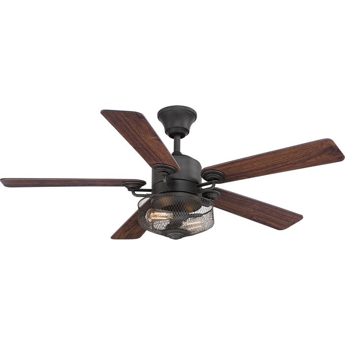 Progress Lighting P2584-71 54" Ceiling Fan, Gilded Iron