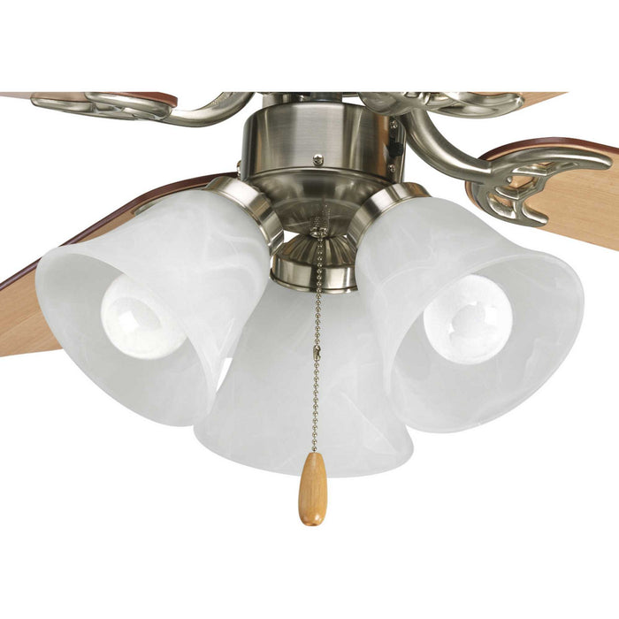 Progress Lighting P2600-09WB LED Fan Light Kit, Brushed Nickel